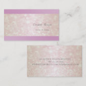 Elegant Professional Glittery Bokeh Visitekaartje (Voorkant / Achterkant)