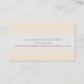 Elegant Professional Gold Glittery Visitekaartje (Achterkant)