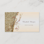 Elegant Professional Gold Glittery Visitekaartje (Voorkant)