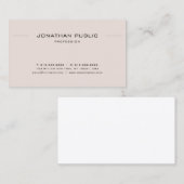 Elegant Professional Gothic Text Minimalist Plain Visitekaartje (Voorkant / Achterkant)