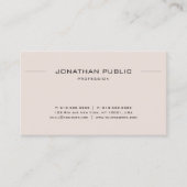 Elegant Professional Gothic Text Minimalist Plain Visitekaartje (Voorkant)