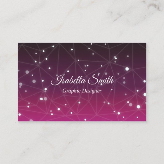 Elegant Professional Graphic Designer Visitekaartje (Voorkant)