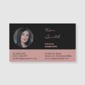 Elegant Professional Hair Stylist Biz Kaart Magnet (Voorkant)