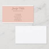 Elegant Professional Handgeschreven Manuscript Visitekaartje (Voorkant / Achterkant)