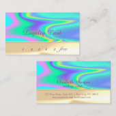 Elegant Professional Holographic Loyalty-Kaart Klantenkaartje (Voorkant / Achterkant)