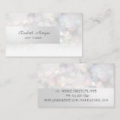 Elegant Professional Minimalist, Bokeh Visitekaartje (Voorkant / Achterkant)
