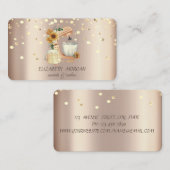 Elegant Professional Mixer Sunflower Visitekaartje (Voorkant / Achterkant)