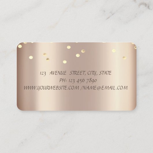 Elegant Professional Mixer Sunflower Visitekaartje (Achterkant)