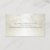 Elegant Professional Modern Bokeh Cool Visitekaartje (Achterkant)