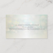 Elegant Professional Modern Bokeh, Lotus Visitekaartje (Achterkant)