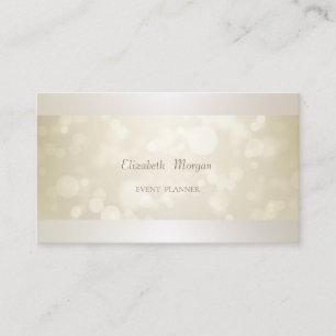 Elegant Professional Modern Bokeh Simple Visitekaartje