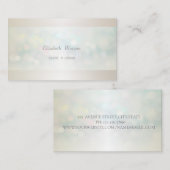 Elegant Professional Modern Bokeh Simple Visitekaartje (Voorkant / Achterkant)