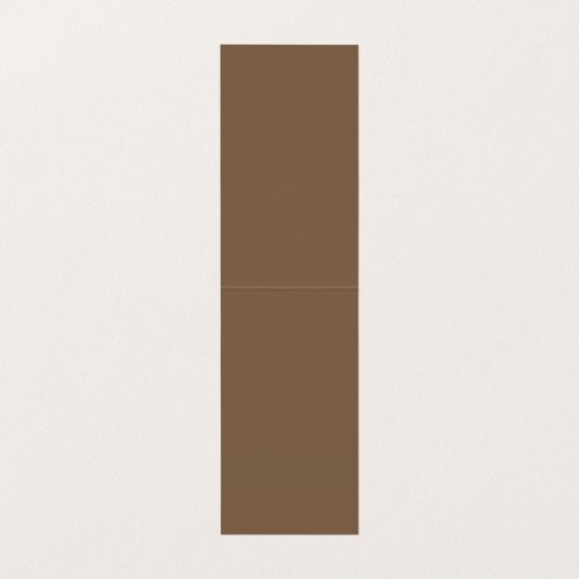 Elegant Professional Modern Brown Visitekaartje (Binnenkant ongevouwen)