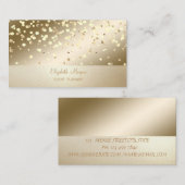 Elegant Professional, modern, Confetti Visitekaartje (Voorkant / Achterkant)