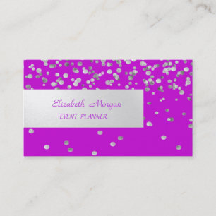 Elegant Professional, modern, Confetti Visitekaartje