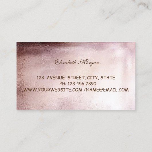 Elegant Professional Modern, Donuts, Bakery Visitekaartje (Achterkant)