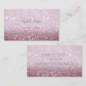 Elegant Professional Modern Glittery Bokeh Visitekaartje (Voorkant / Achterkant)