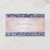 Elegant Professional Modern, kleurrijke glitter Visitekaartje (Voorkant)