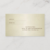 Elegant Professional Modern Lotus Reference Kaart (Achterkant)