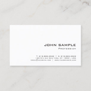 Elegant Professional Modern Minimalistische Sjablo Visitekaartje