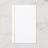 Elegant Professional Modern Minimalistische Sjablo Visitekaartje (Achterkant)