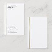 Elegant Professional Modern Minimalistische Sjablo Visitekaartje (Voorkant / Achterkant)