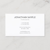 Elegant Professional Modern Minimalistische Sjablo Visitekaartje (Voorkant)