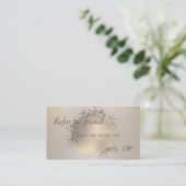 Elegant, Professional Modern Referral-Kaart Aanbevelingskaartje (Staand voorkant)