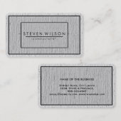 Elegant Professional Modern Subtle Plain Visitekaartje (Voorkant / Achterkant)