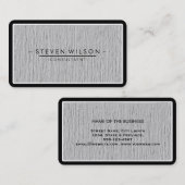Elegant Professional Modern Subtle Plain Visitekaartje (Voorkant / Achterkant)