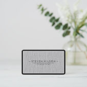 Elegant Professional Modern Subtle Plain Visitekaartje (Staand voorkant)