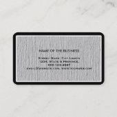 Elegant Professional Modern Subtle Plain Visitekaartje (Achterkant)