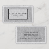 Elegant Professional Modern Subtle Plain Visitekaartje (Voorkant / Achterkant)