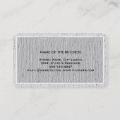 Elegant Professional Modern Subtle Plain Visitekaartje (Achterkant)