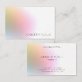 Elegant Professional Moderne Colorful Sjabloon Visitekaartje (Voorkant / Achterkant)