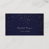 Elegant Professional Moderne Eenvoudige Confetti Visitekaartje (Voorkant)