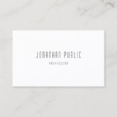 Elegant Professional, moderne, eenvoudige Sjabloon Visitekaartje (Voorkant)