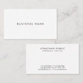 Elegant Professional, moderne, eenvoudige Sjabloon Visitekaartje (Voorkant / Achterkant)
