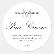 Elegant Professional Monogram Cosmetic Spa Beauty