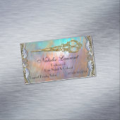 Elegant Professional Scissor Chic Blade Visitekaartje Magneet (Voorbeeld)