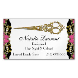 Elegant Professional Scissor French Baroque Magnetisch Visitekaartje