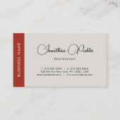 Elegant Professional Script Name Sjabloon Modern Visitekaartje (Voorkant)