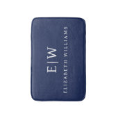 Elegant Professional Simple Monogram Minimalist Badmat (Voorkant Verticaal)