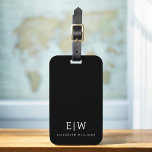 Elegant Professional Simple Monogram Minimalist Bagagelabel<br><div class="desc">Introductie van ons Elegant Professional Simple Monogram Minimalistisch Collectie: Verhoog uw stijl met tijdloze verfijning en ingetogen elegantie. Dit collectie is gemaakt met nauwgezette aandacht voor detail en bevat minimalistische design die zijn versierd met uw gepersonaliseerde monogram. Elk stuk straalt professionaliteit en verfijning uit, perfect voor het maken van een...</div>
