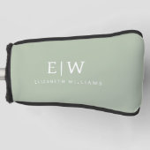 Elegant Professional Simple Monogram Minimalist Golfheadcover (Voorkant)