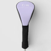 Elegant Professional Simple Monogram Minimalist Golfheadcover (Voorkant)