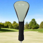 Elegant Professional Simple Monogram Minimalist Golfheadcover