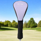 Elegant Professional Simple Monogram Minimalist Golfheadcover