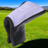 Elegant Professional Simple Monogram Minimalist Golfheadcover