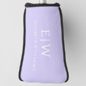 Elegant Professional Simple Monogram Minimalist Golfheadcover (Draai 90)